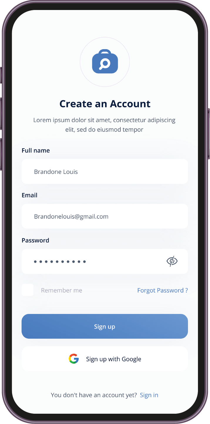 Sign Up